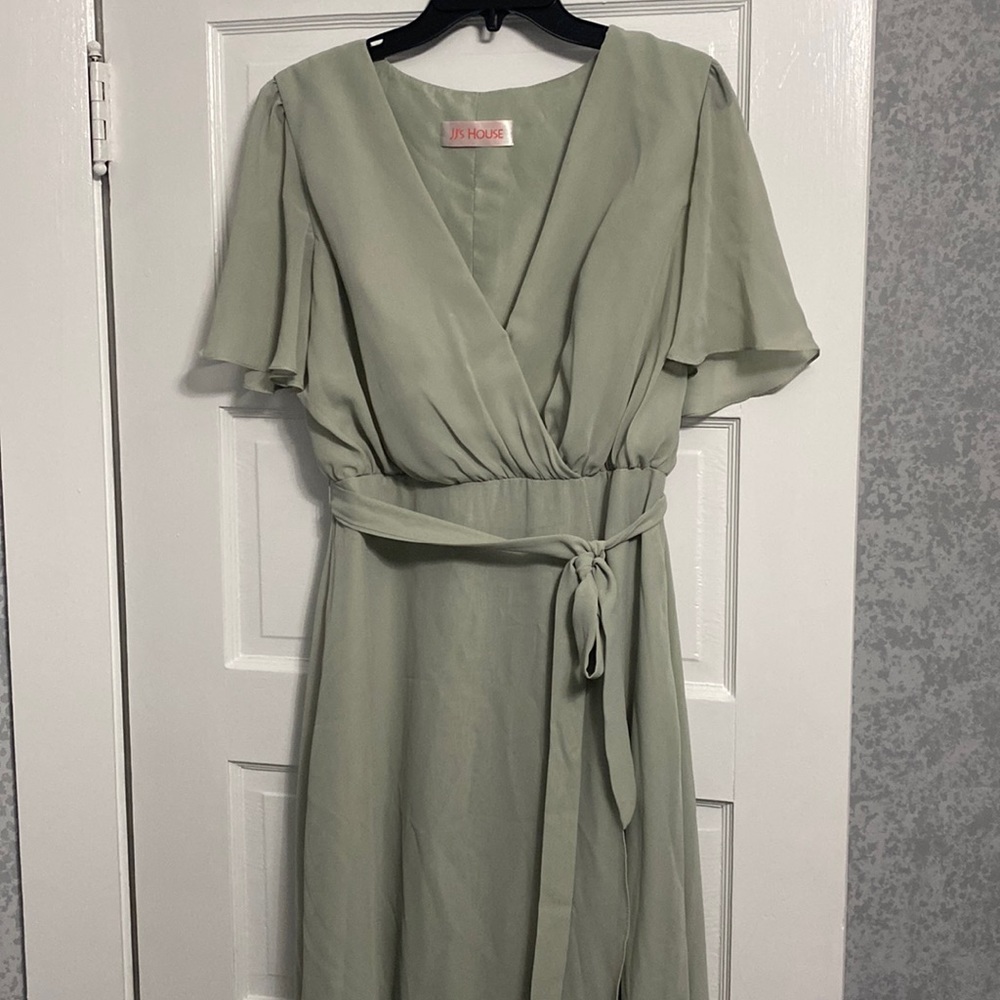 Jj’s house light green bridesmaid dress
